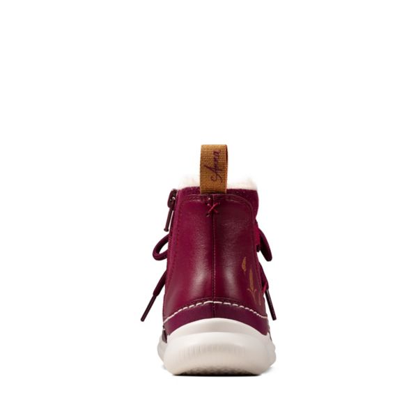 Clarks Girls Cloud Throne Kid Casual Shoes Brown | CA-3418926